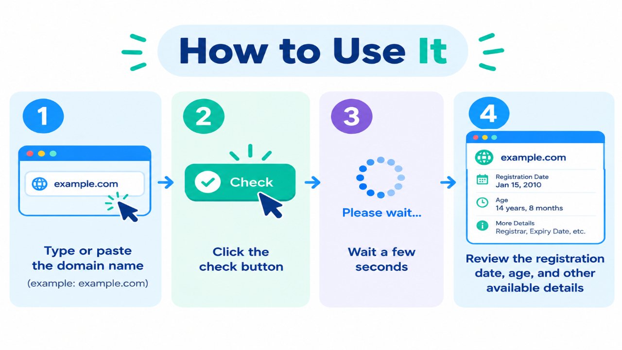 How to Use Domain Age Checker