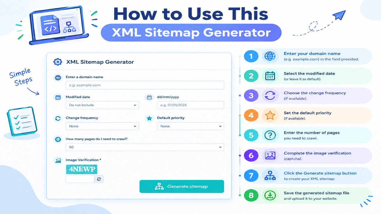 How to Use This Sitemap Generator